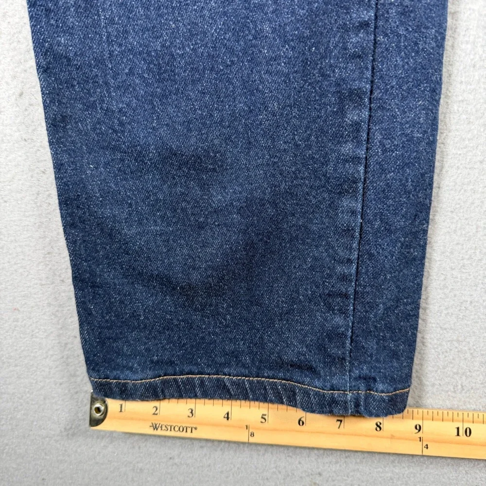 Wrangler 937STR Cowboy Cut Slim Fit Jeans Mens 38x32 Dark Wash‎ Straight Indigo